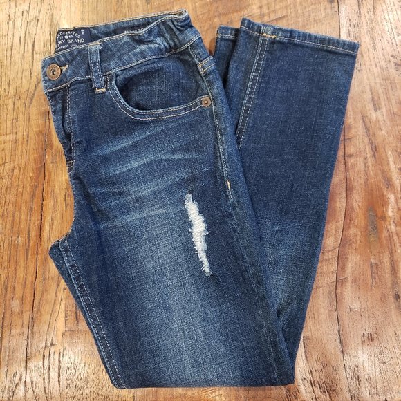 Lucky Brand Other - Lucky Brand - Girl's - Dylan Boyfriend Distressed Jeans - Size 10